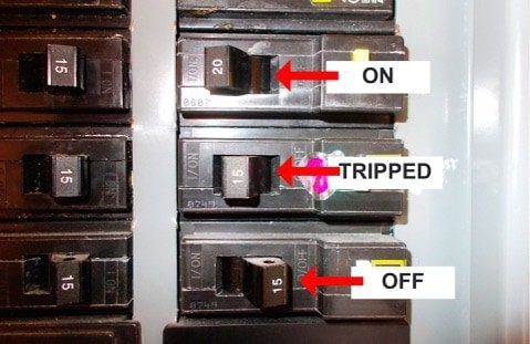 check the circuit breaker if your furnace stops working